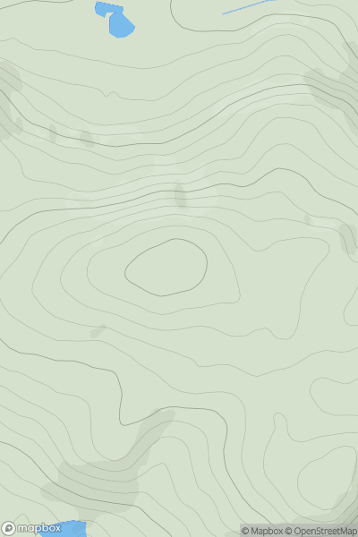 Thumbnail image for Beinn Mheadhoin [Kyle of Lochalsh to Garve] showing contour plot for surrounding peak